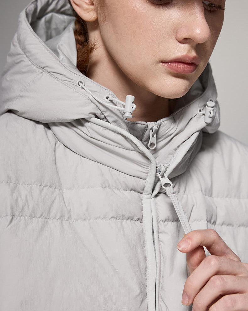 Essential Puffer Hooded-jakke
