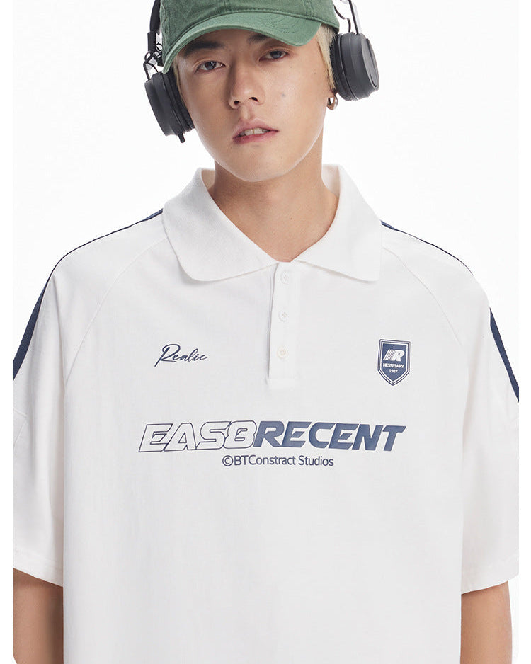 Polo med Lumin Crest-trykk