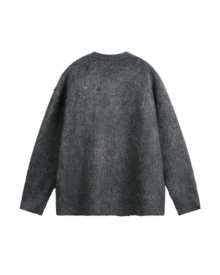 The Sable Crest Knit Cardigan