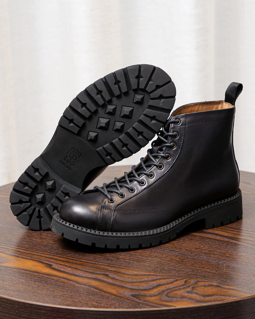 Heritage Fur Field Boots i pels