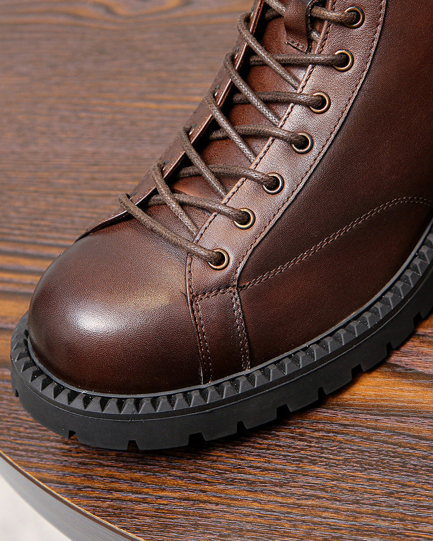 Heritage Fur Field Boots i pels