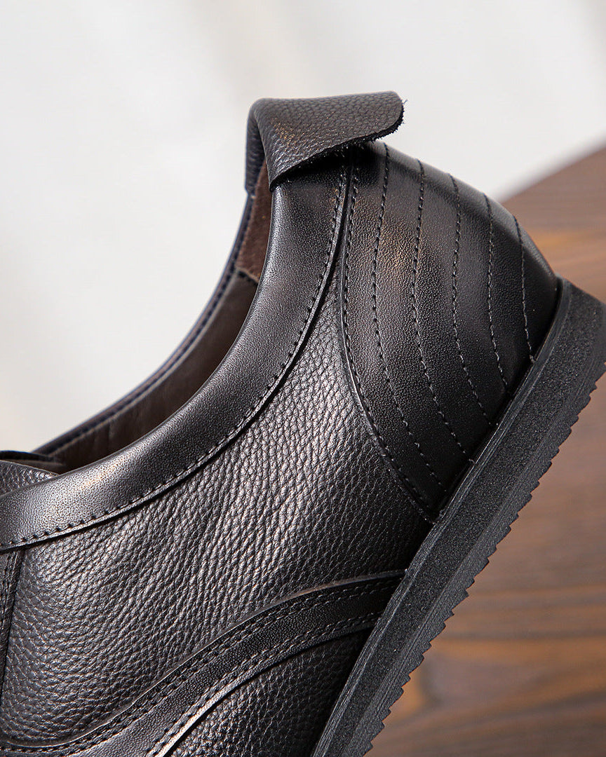 The Executive Leather Low Sneaker
