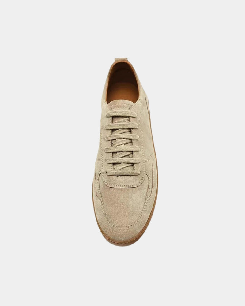 Suède sneaker - Beige