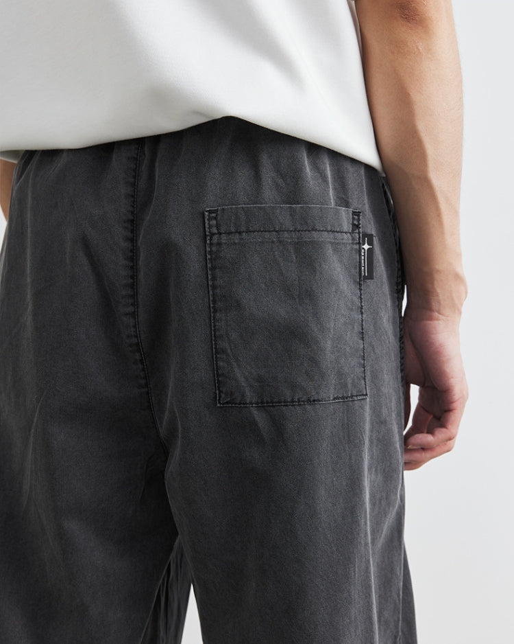 Tencel Dunne Joggerbroek met losse koorden