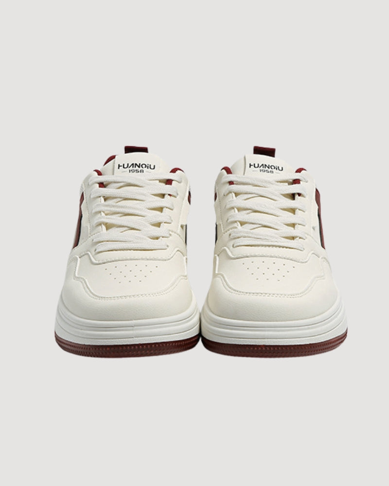 Sneakers met laag blad