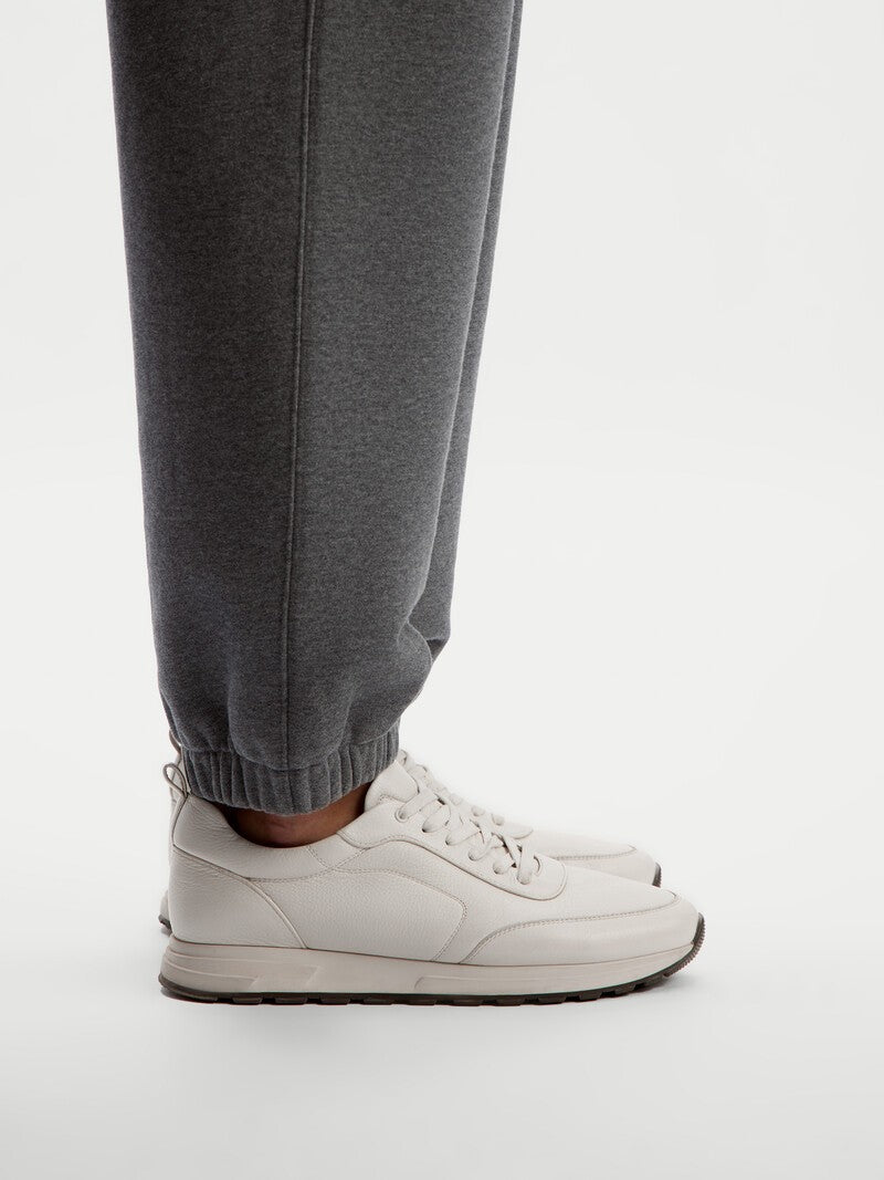 Runner sneakers gebroken wit