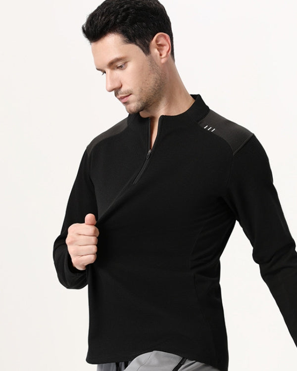 Tech Ademende Run Lange Mouw Rits