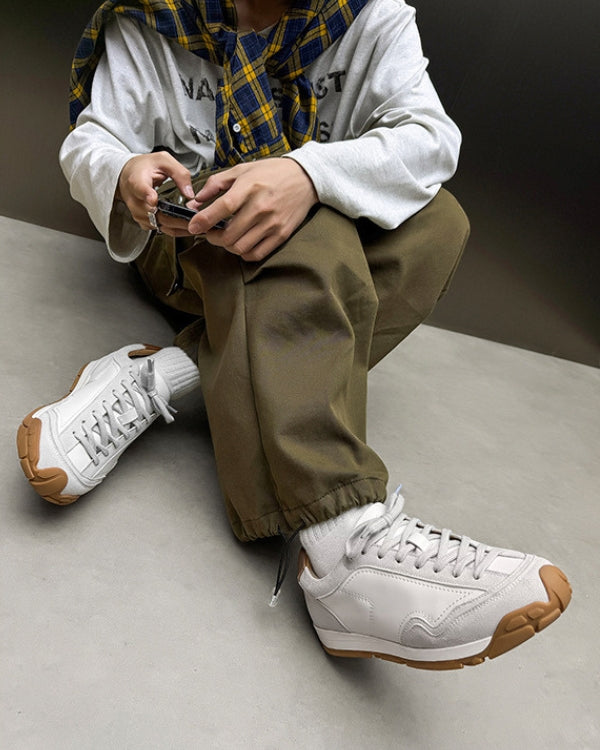 Retro 1998 Sport Leren Sneakers