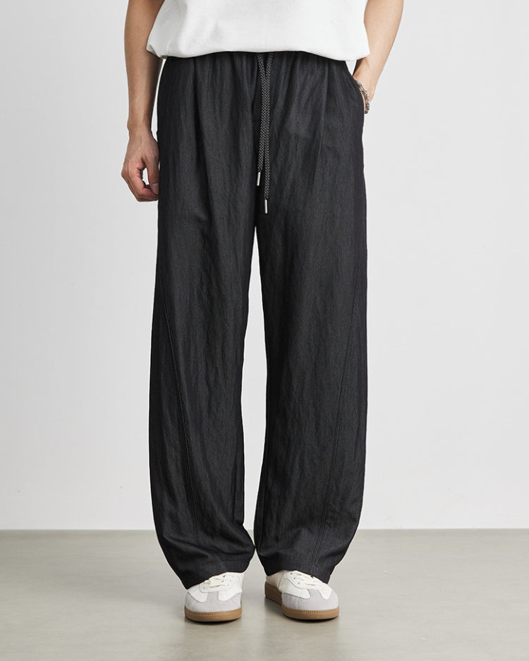 Baggy linnen ademende comfort broek