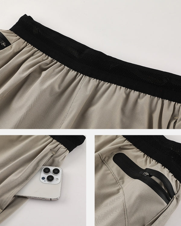 Tech Ademende Hardloopshorts