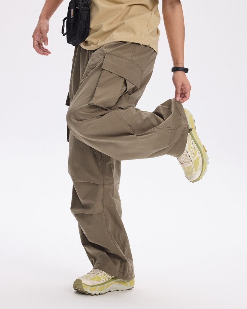 Utility Cargo broek met wijde pijpen