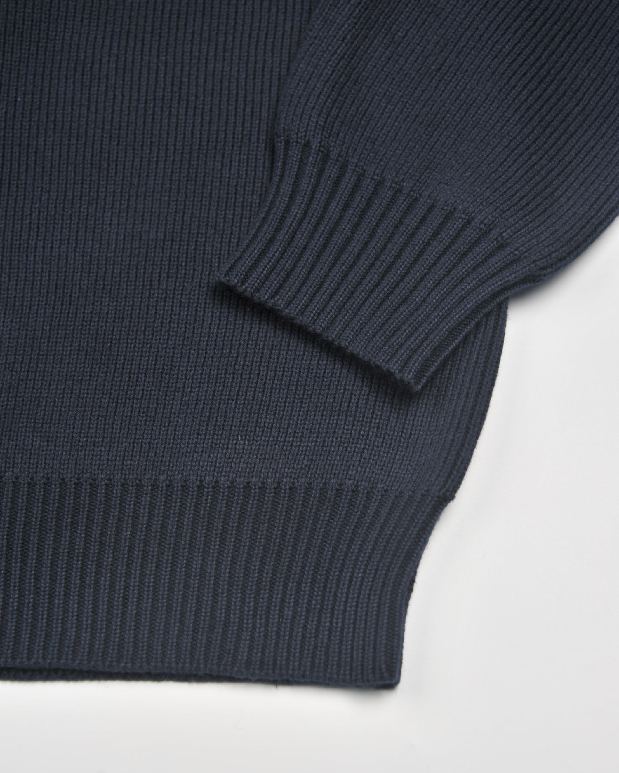 Navy geribd vest met knoopsluiting