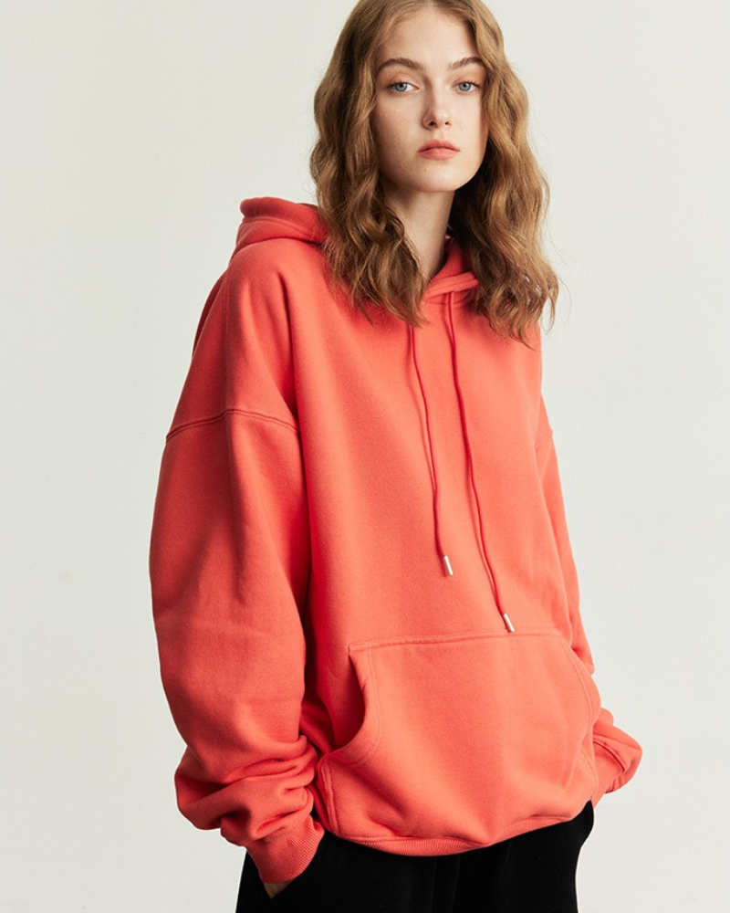 Oversized Hoodie met Trekkoorden
