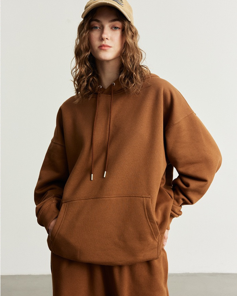 Oversized Hoodie met Trekkoorden