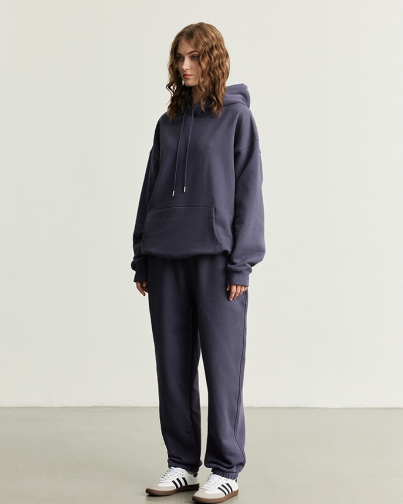 Oversized Hoodie met Trekkoorden