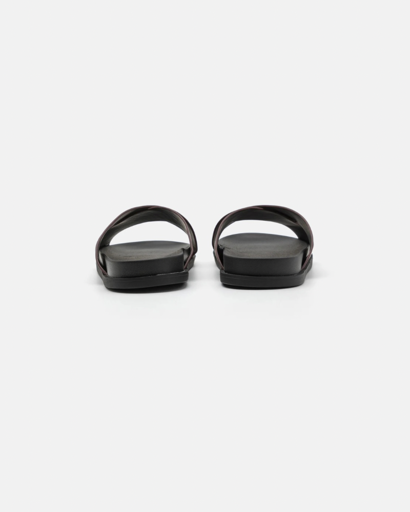 Crossover Leren Kurk Sandalen