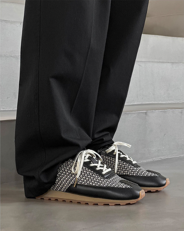 Monochroom Geweven Loper