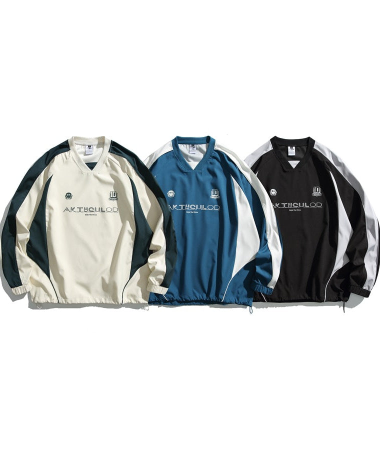 The Lennox V-Neck Raglan Sleeve Sweatshirt