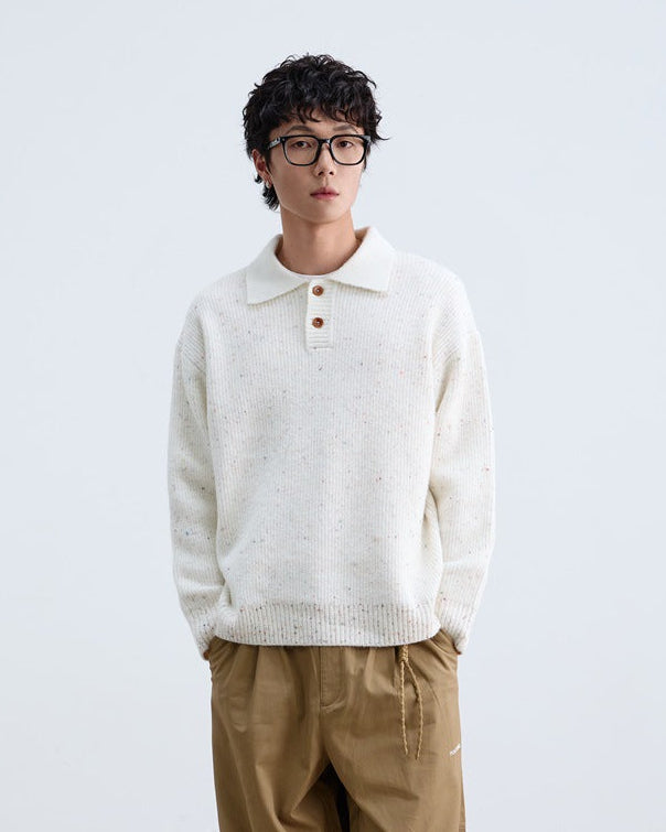 The Regent Knit Lapel Pullover Sweater