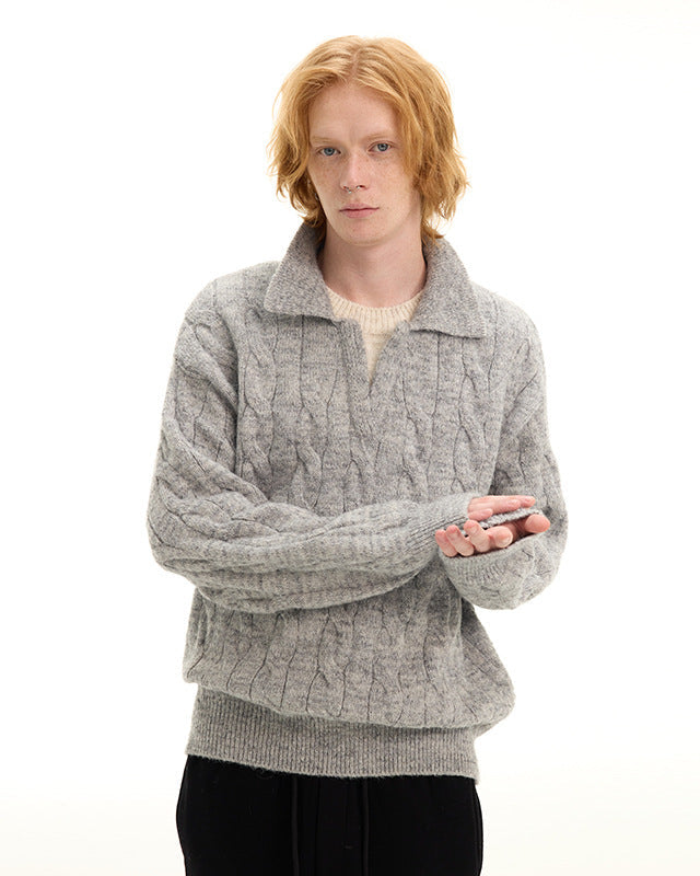 De Layerform wollen fleece trui