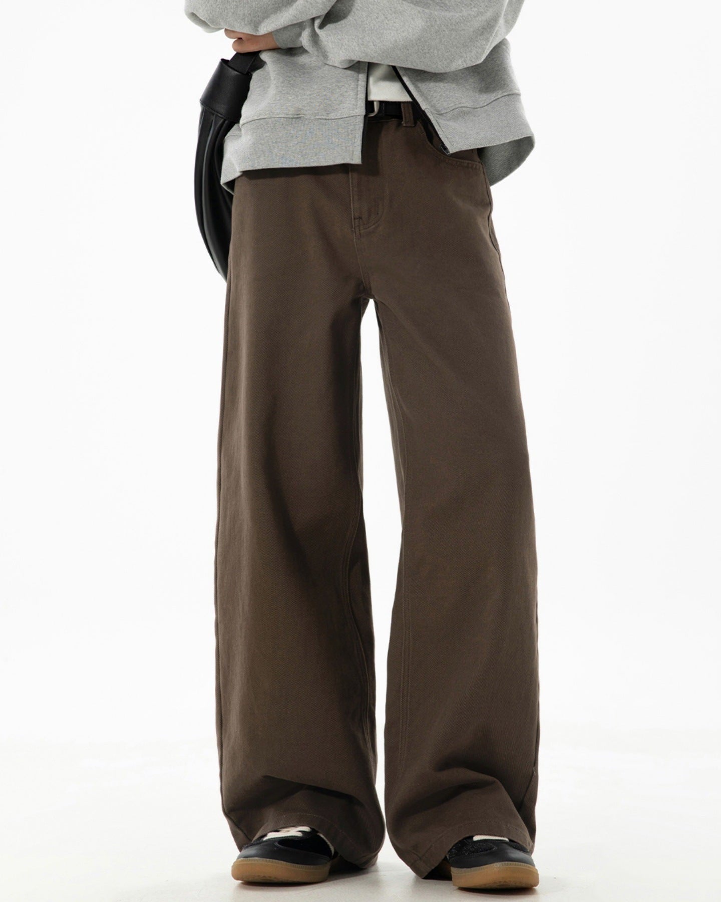 Calça jeans reta de sarja Autumn