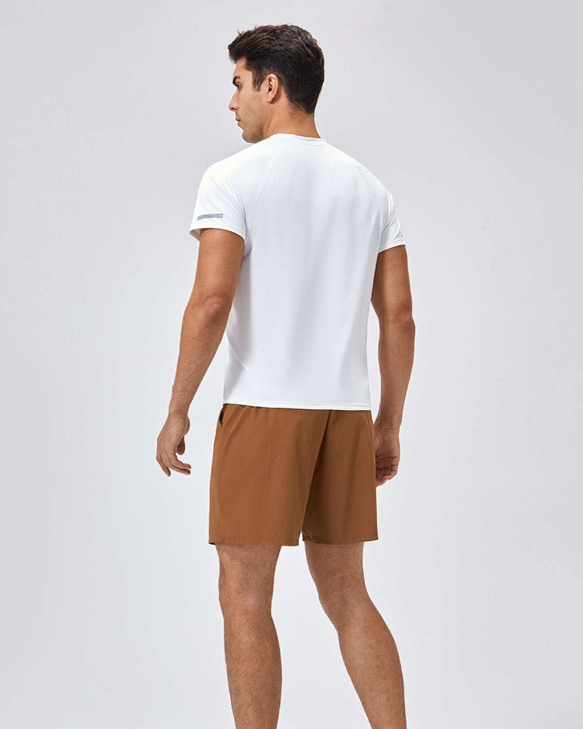 Camiseta de manga curta refletiva de secagem rápida Summer Sports