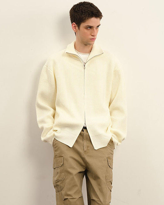 The Arcline Ribbed Knit Cardigan