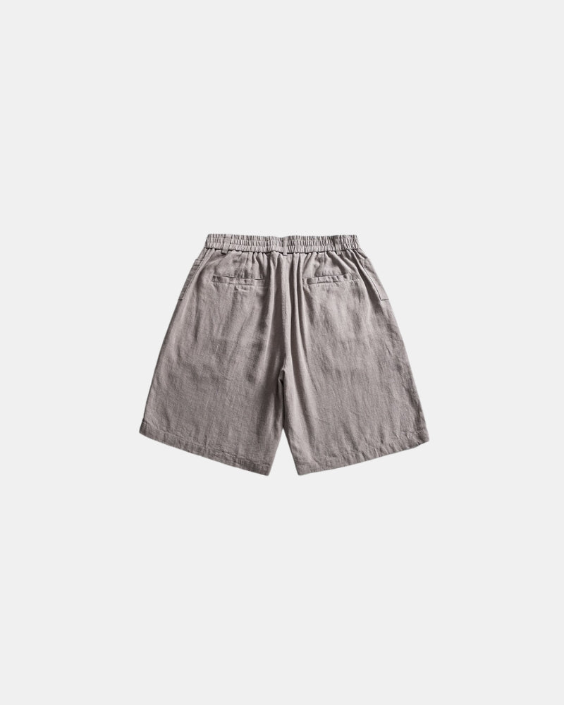 Shorts Clássicos Relaxados em Linho