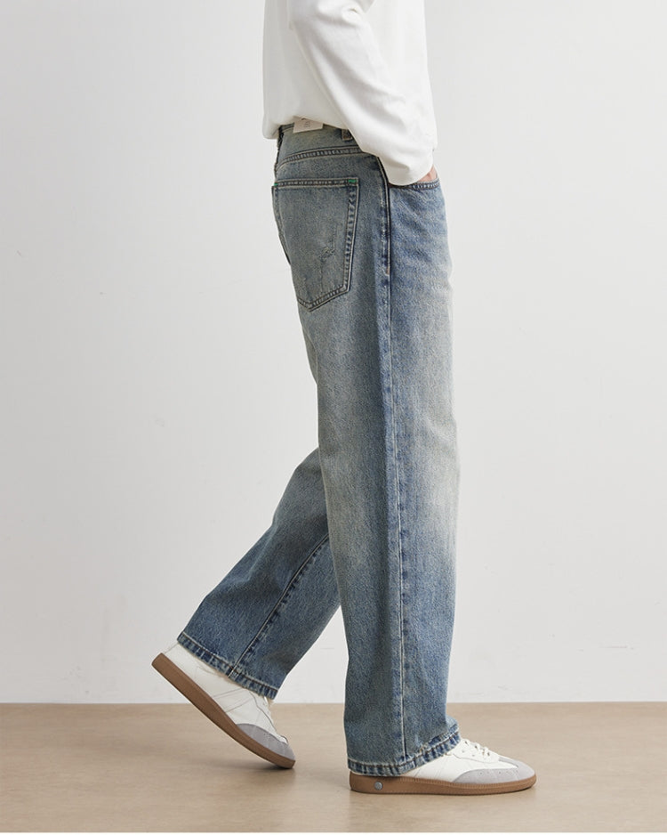 Jeans Essential Loose Fit Washed Denim