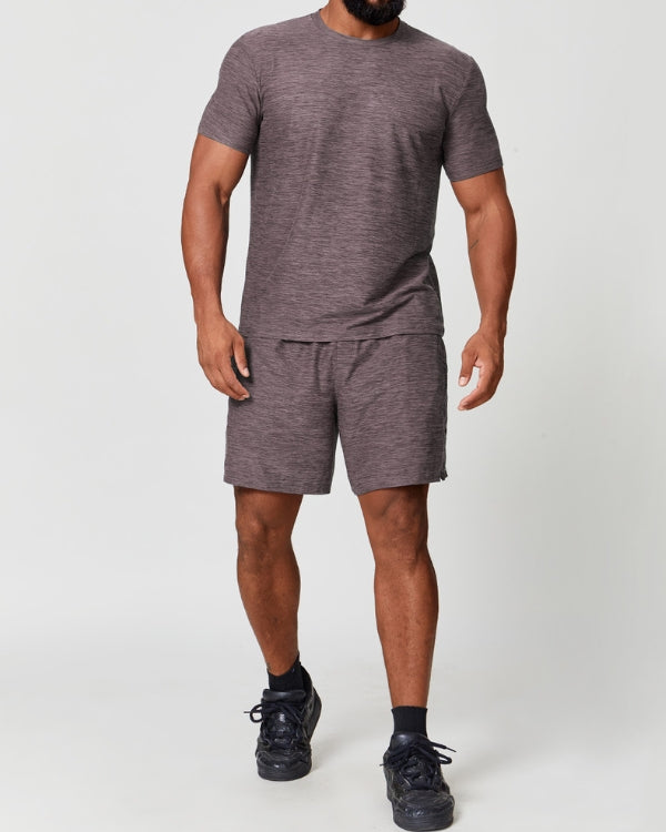 Camiseta sem costura de desempenho