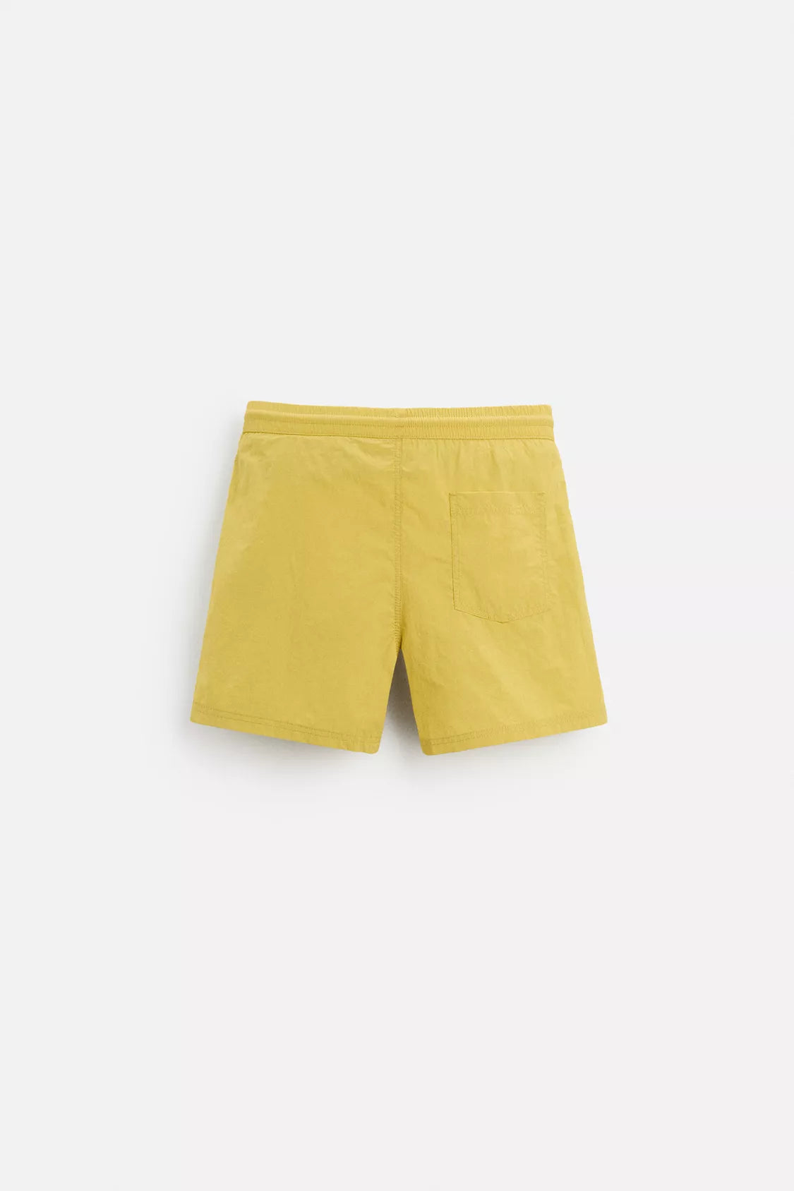 SHORT DE NATAÇÃO BÁSICO DE COMPRIMENTO MÉDIO - AMARELO