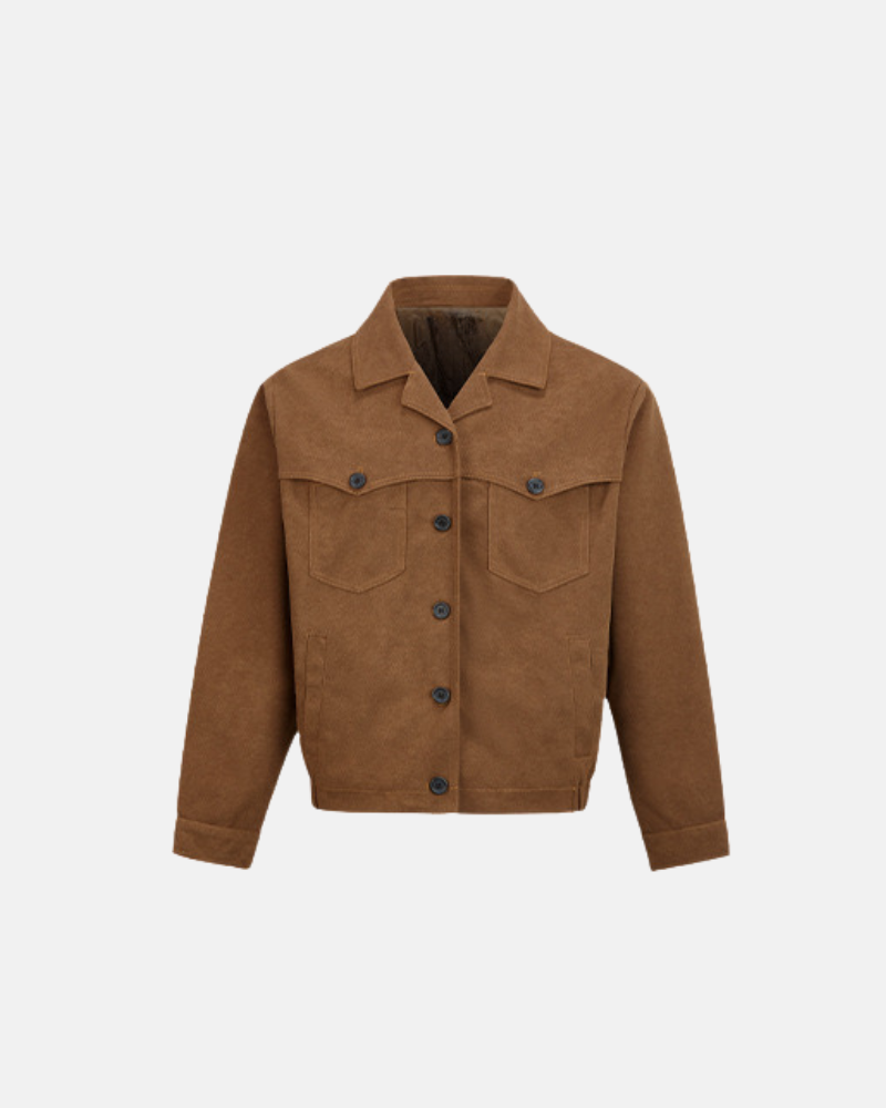Blusa estruturada com mistura de lã