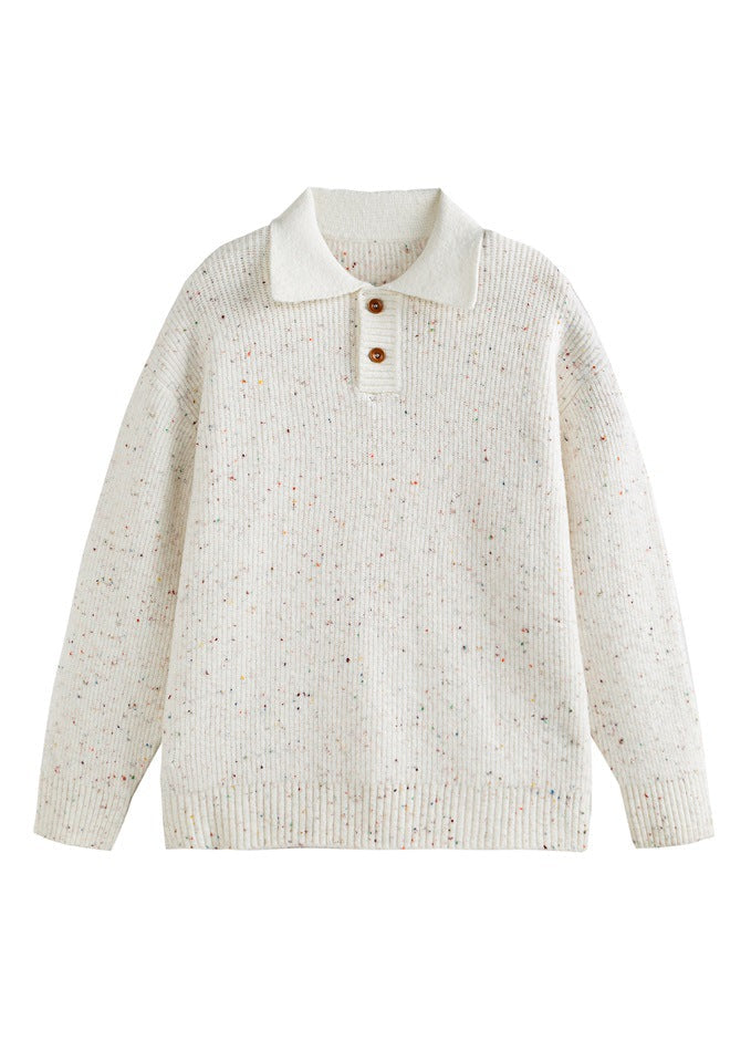 The Regent Knit Lapel Pullover Sweater