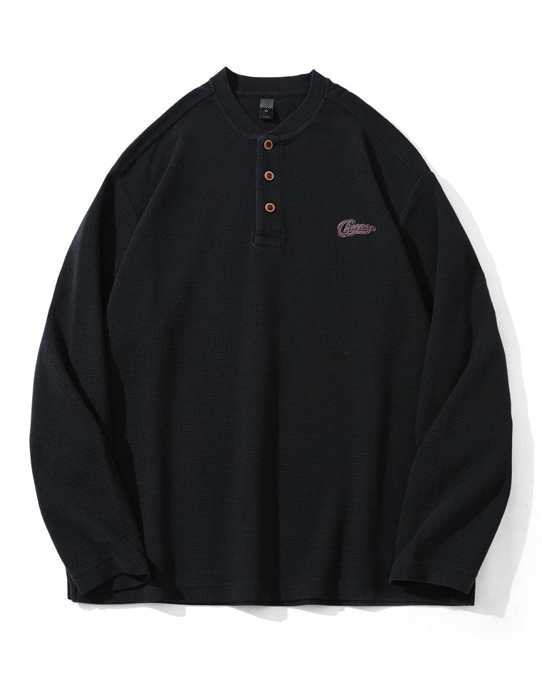 The Eversley Waffle Knit Pullover Jacket