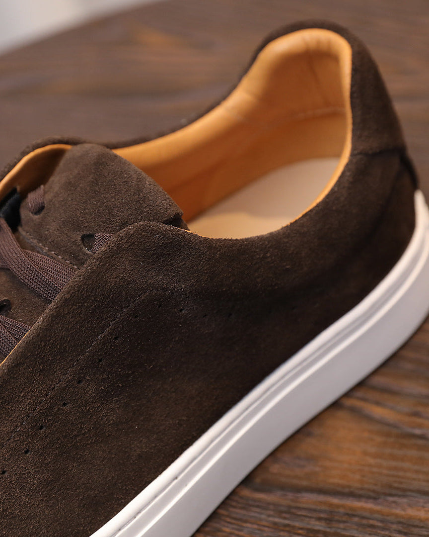 Tênis Softey® Suede Low - marrom