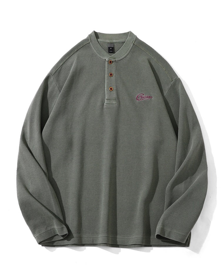 The Eversley Waffle Knit Pullover Jacket