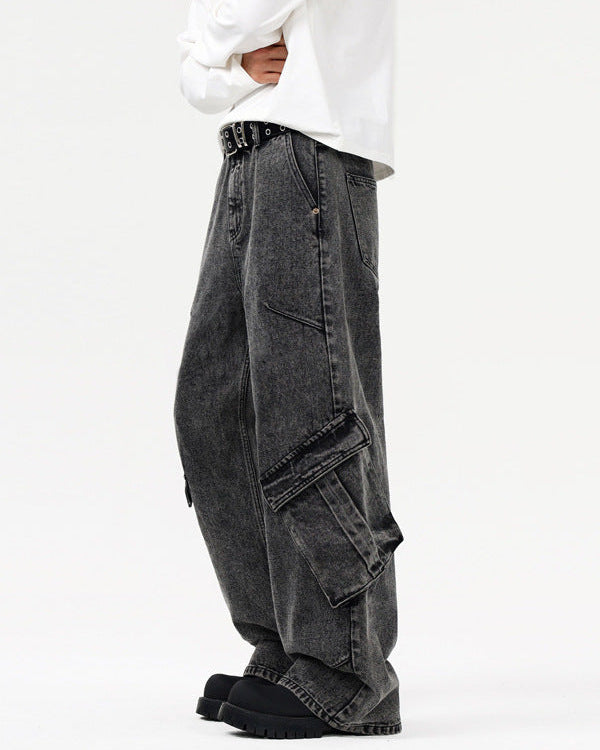 The Highstreet Cargo Straight Jeans