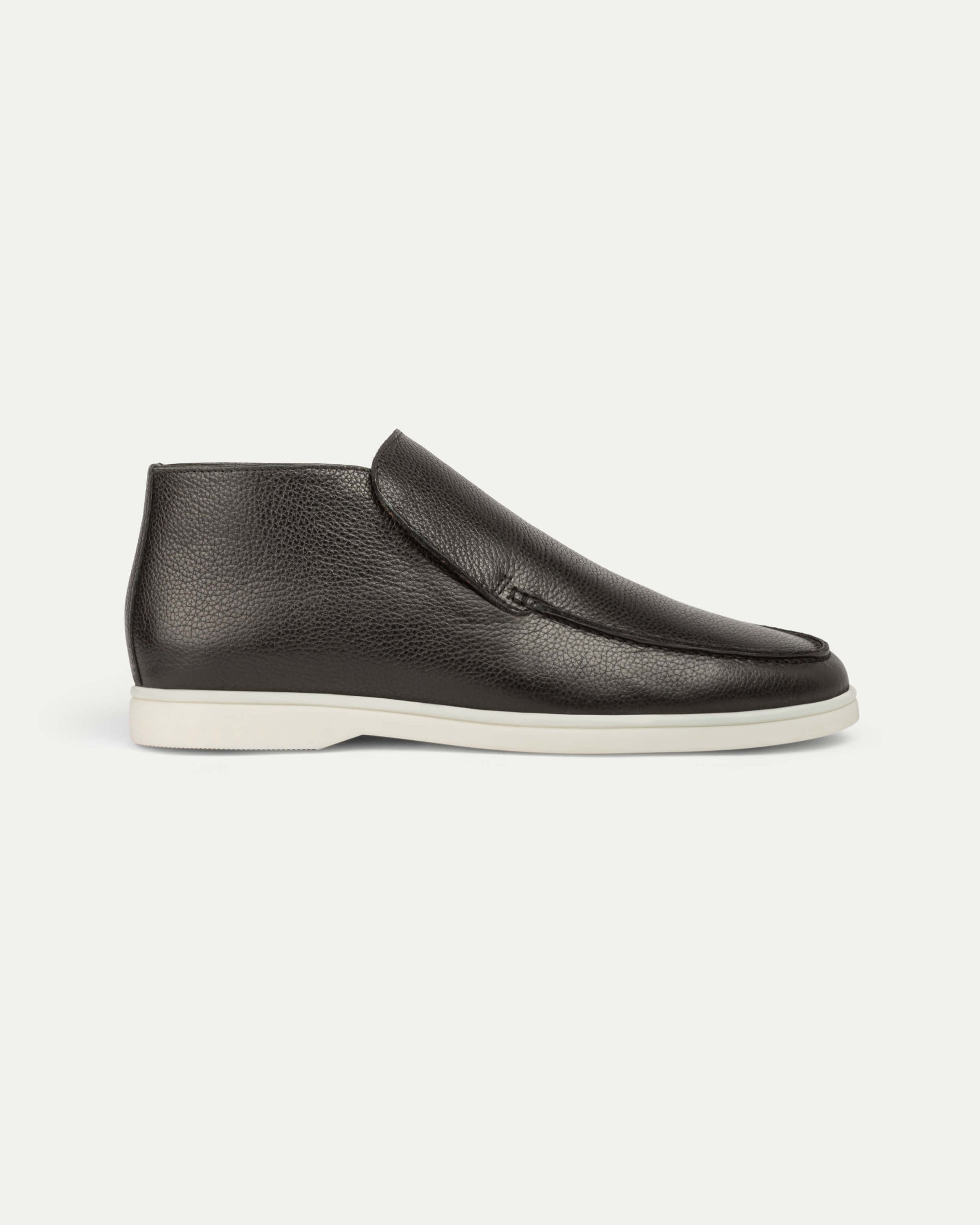 Loafer de couro preto Night City