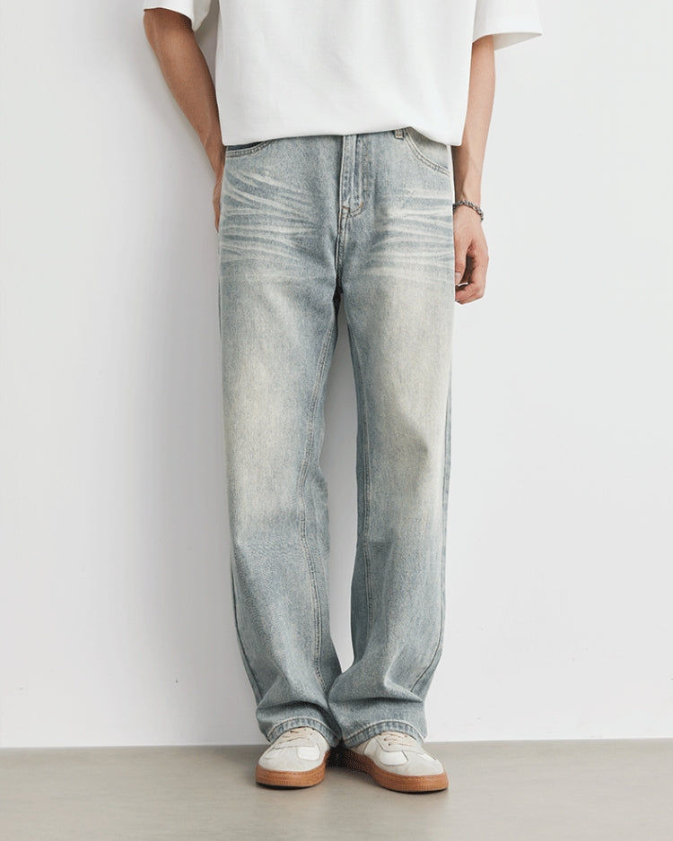 Calças de ganga Vintage Wash Relaxed Fit 0.3