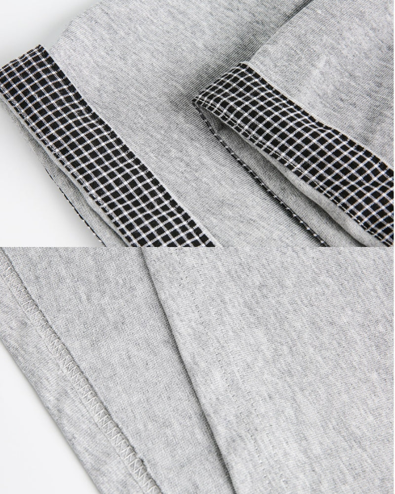 Camisa pólo com colarinho duplo em contraste