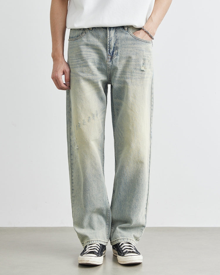 Calças de ganga largas FT Vintage Washed