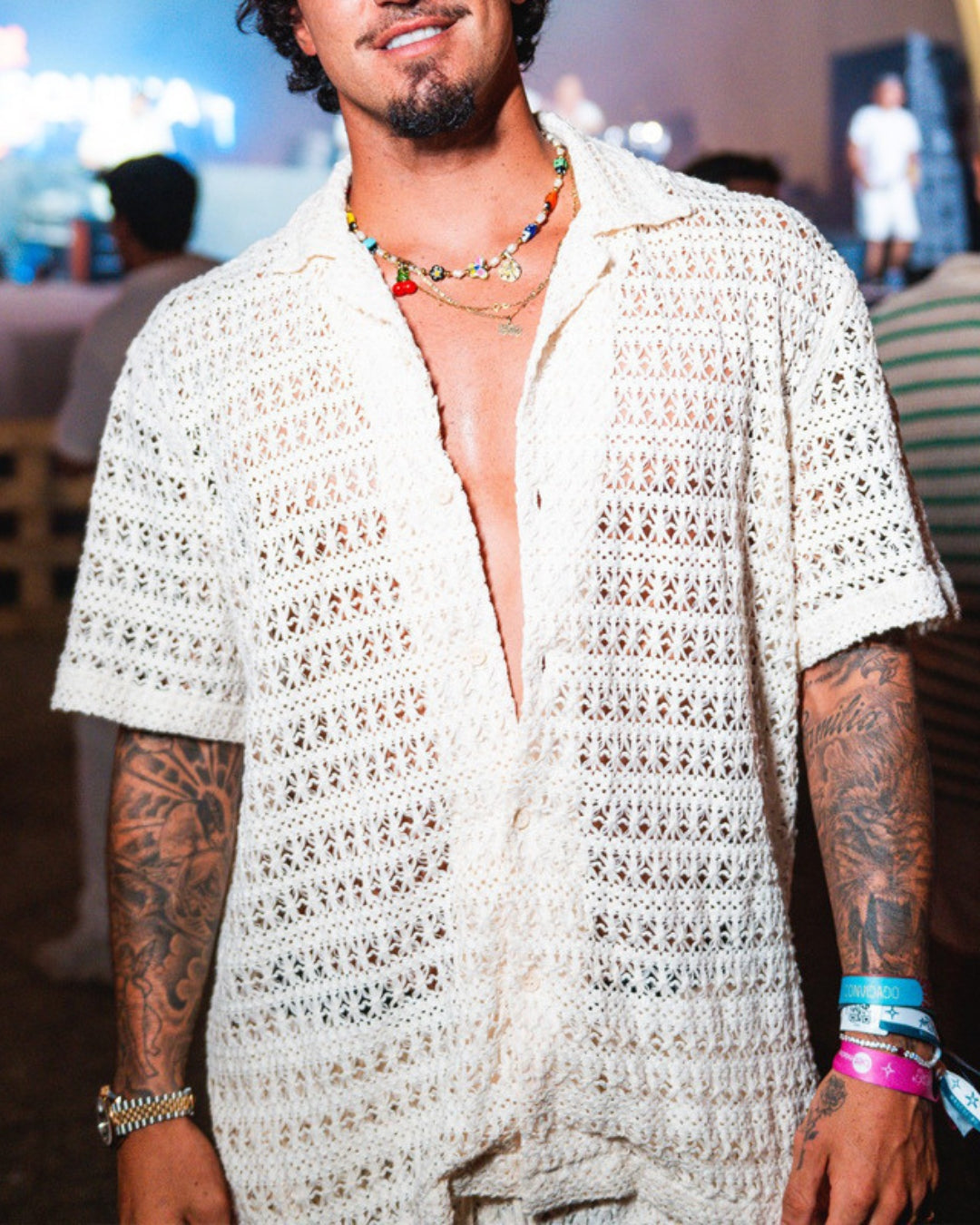 Camisa de croché Coastal Breeze