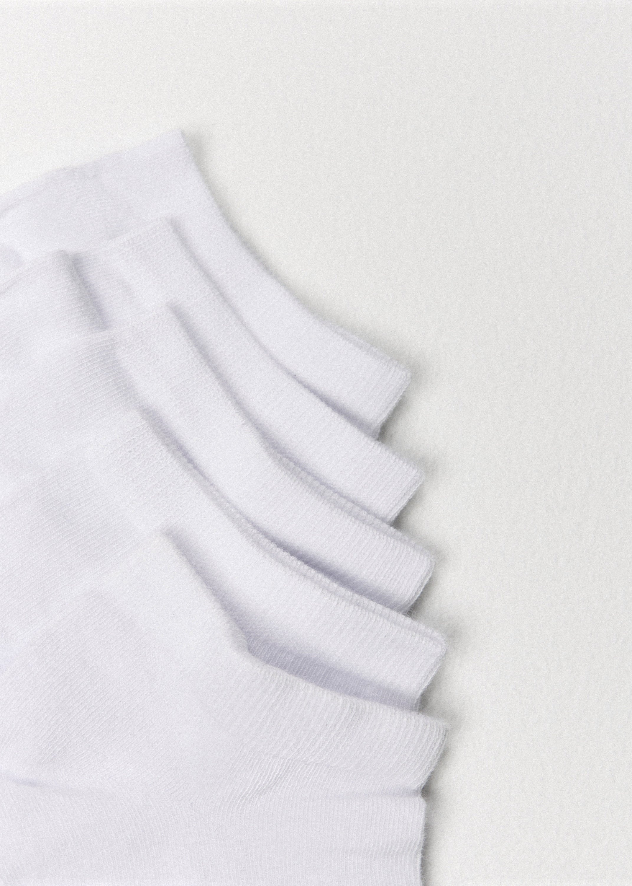 5 pares de meias baixas