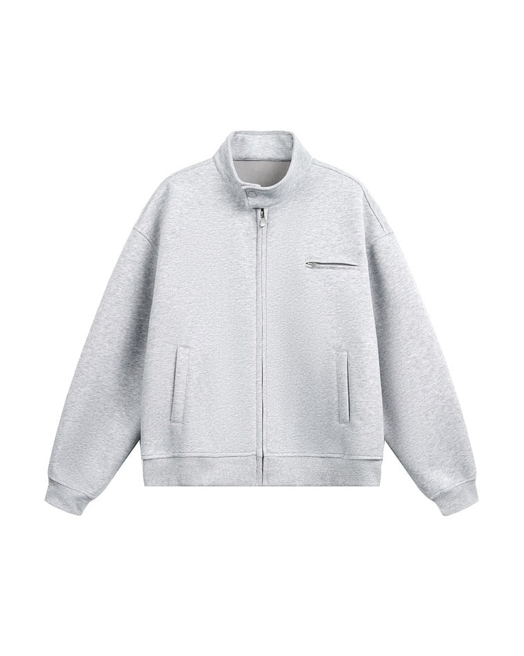 The Structured Cleanfit Stand Collar Jacket