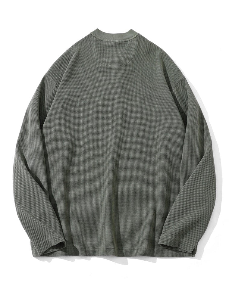 The Eversley Waffle Knit Pullover Jacket