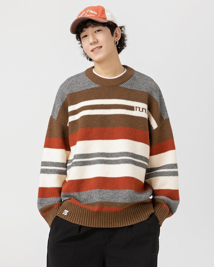 The Windward Stripe Crew Sweater