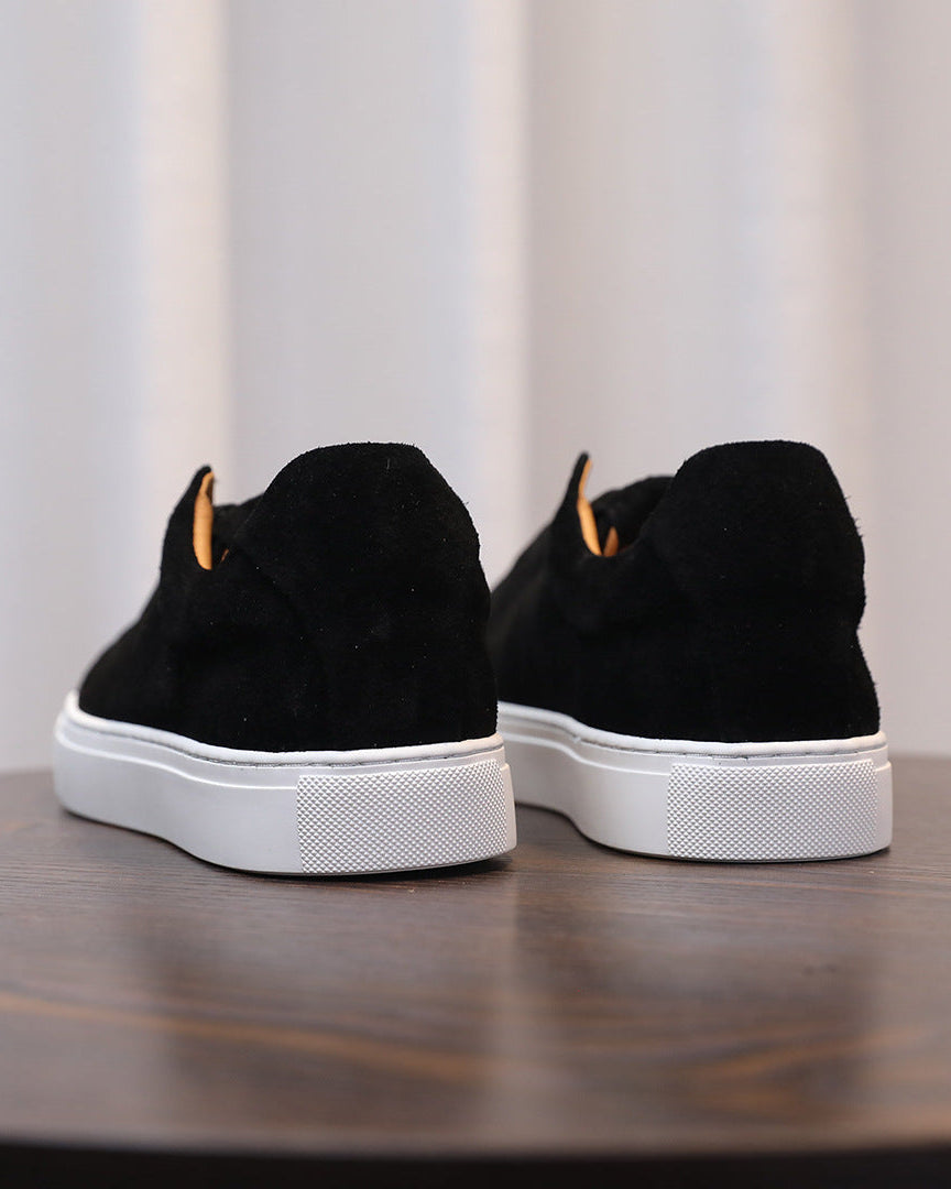 Низкие кроссовки Softey® Suede - Черная ночь
