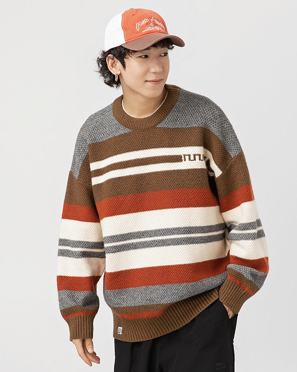 The Windward Stripe Crew Sweater