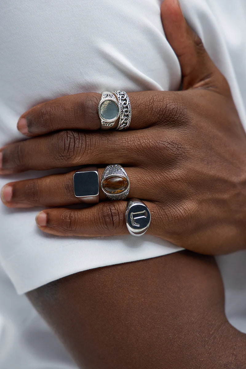 Pathfinder Ring Set - Silver/Multi