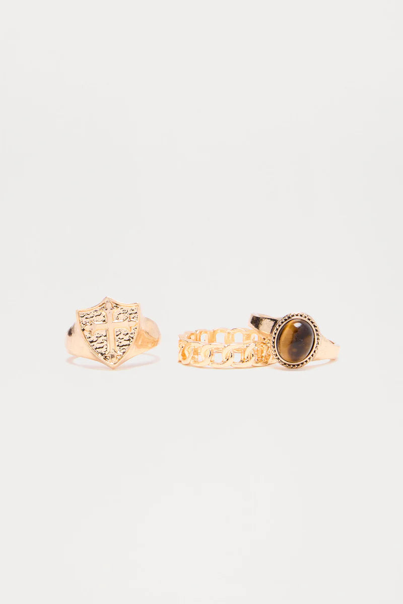 Meadowview Ring Set - Guld